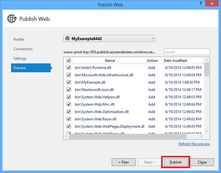 StartPreview file output